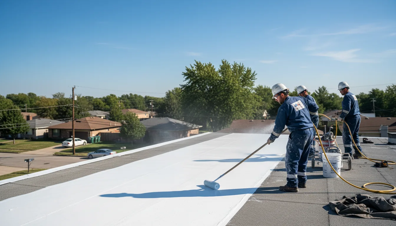 Commercial roof coating in New Gloucester, ME near me